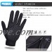 drivworld winter glove Windproof touch screen glove sport glove bicycle riding mittens warm fleece skiing (Blue silicone upgrade style M) - B079HYBTMB